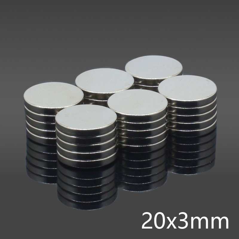 Nam châm lực hút mạnh kích thước 20x3mm