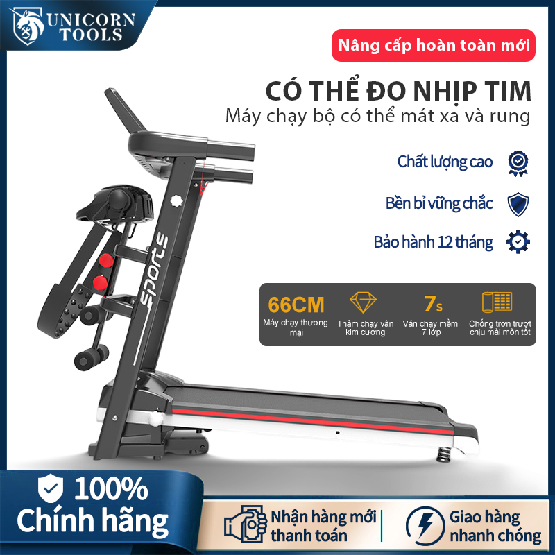 [HCM]Máy chạy bộ điện đa chức năng tại nhà chạy giảm cân thon gọn máy chạy bộ gia dụng