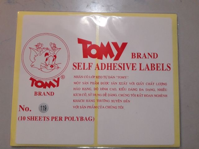 Giấy decal Tomy nhãn gián giấy ghi chú, sản xuất với giấy chất lượng hảo hạng, có độ dính cao, kiểu dáng đa dạng