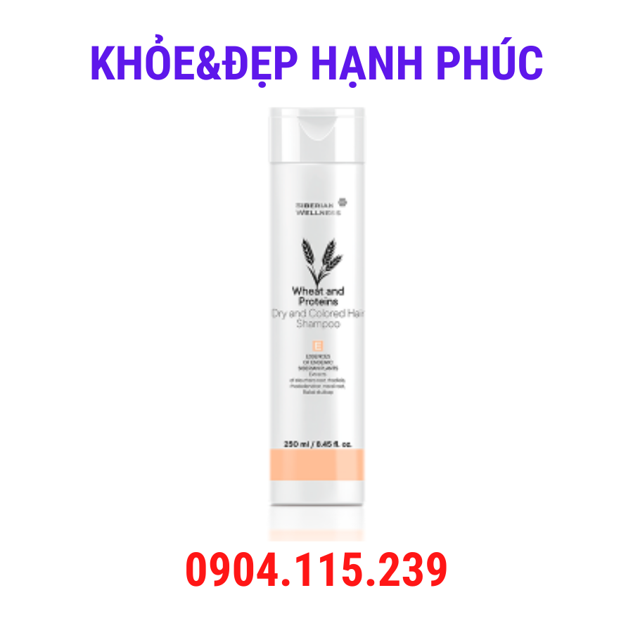 [416044]Dầu gội cho tóc khô và tóc nhuộm SIBERIAN WELLNESS Dry and Сolored Hair Shampoo – 250 ml/chai