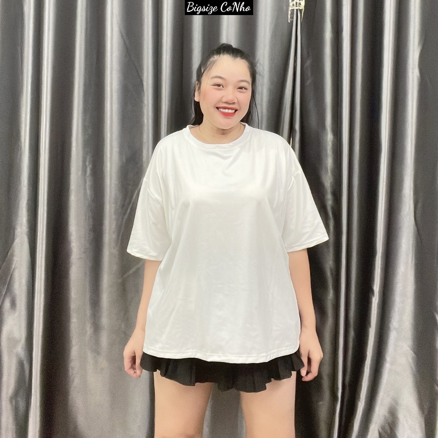 Áo thun tay ngắn bigsize nữ freesize form rộng cho nàng Chuppy từ 58-95kg Áo phông trơn oversize THUN TN