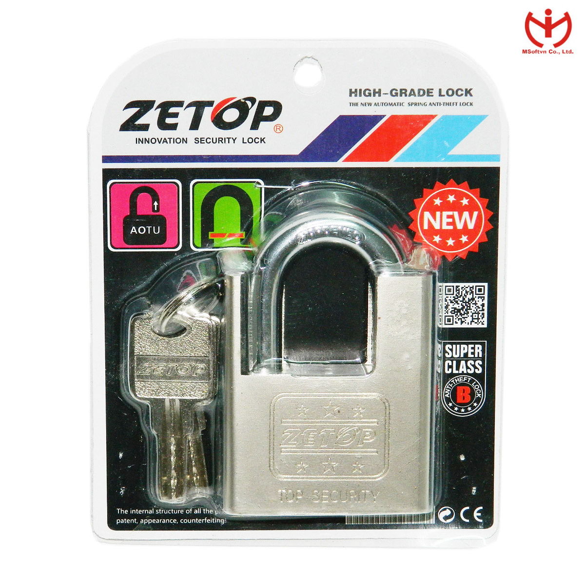 Ổ khóa chống cắt zetop ta1 - 40mm - 50mm - 60mm