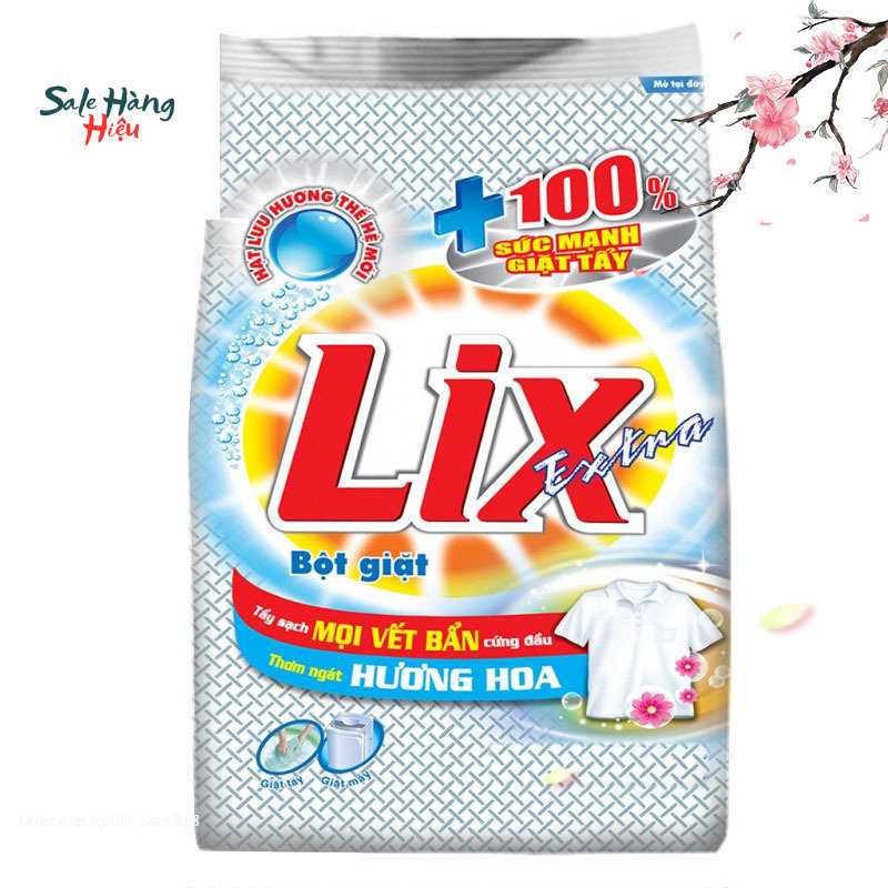 Bột giặt Lix Extra Hương Hoa 5,5kg- Hàng chính Hãng