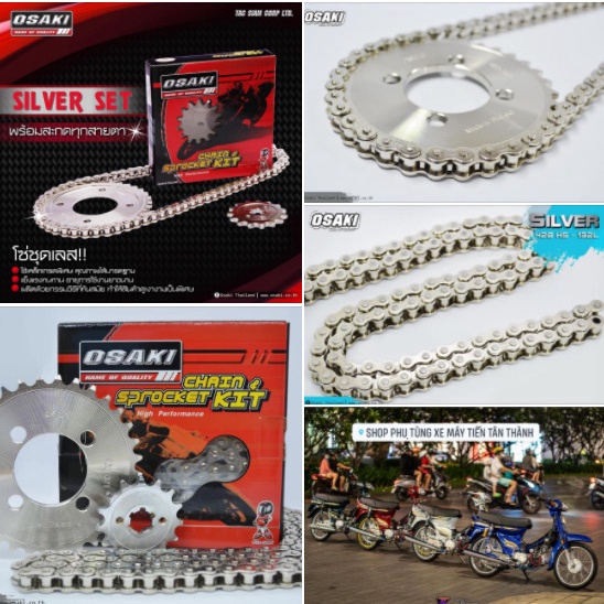 SÊN NHÔNG ĐĨA XÍCH 420 OSAKI (7LY) WAVE  NHỎ / DREAM 100CC