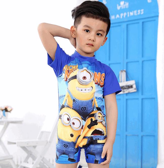 Đồ Bơi Trẻ Em Đồ Bơi Bé Trai Một Mảnh Phim Hoạt Hình BB012 Hoa Lan