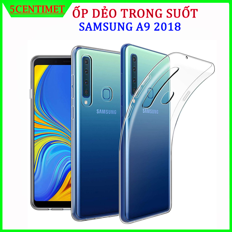 "Ốp Dẻo Trong Samsung A9 2018"  Loại tốt, chống ố vàng, Loại Dày Acovit
