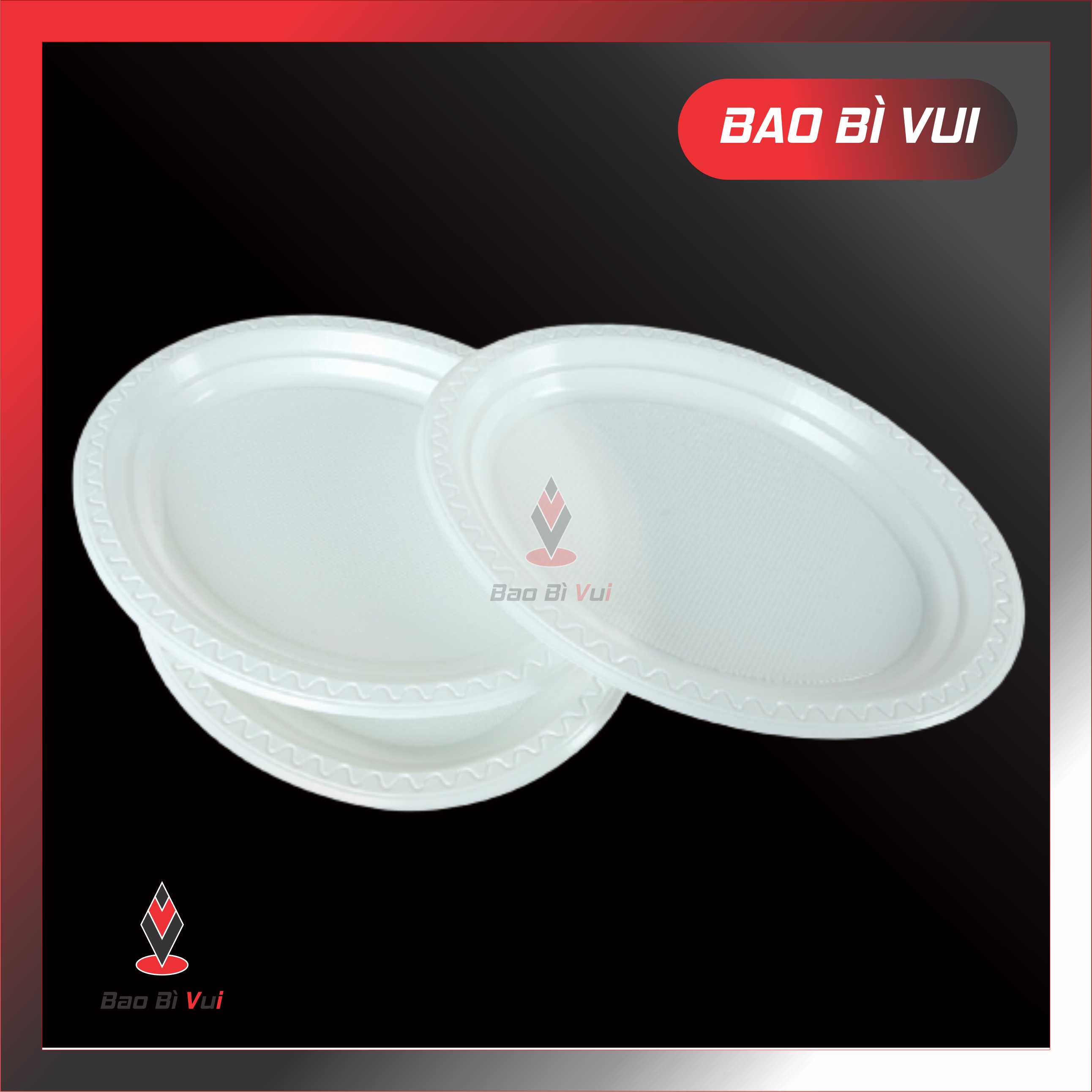 50 Dĩa Nhựa Sài 1 Lần