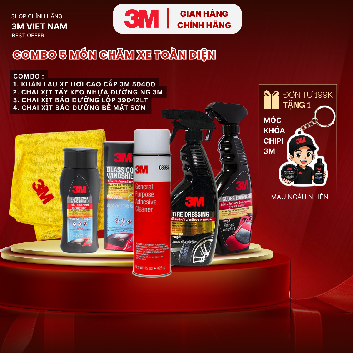 Car Care Kit 5 Items for Complete Car Care - Super Savings Giá 639,000 Đồng*Miễn phí vận chuyển