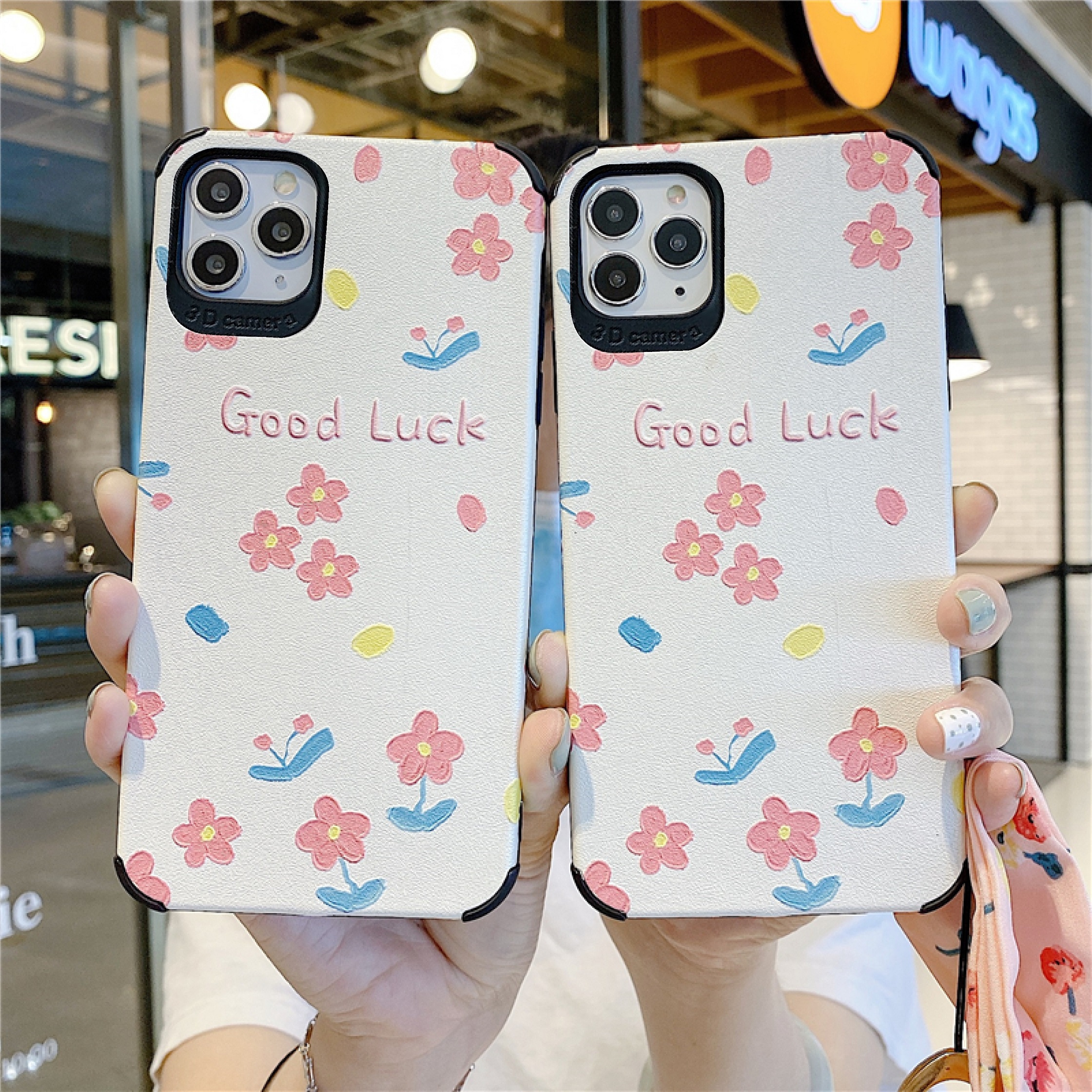 Ốp Lưng Da IMD Good Luck (Không kèm dây)