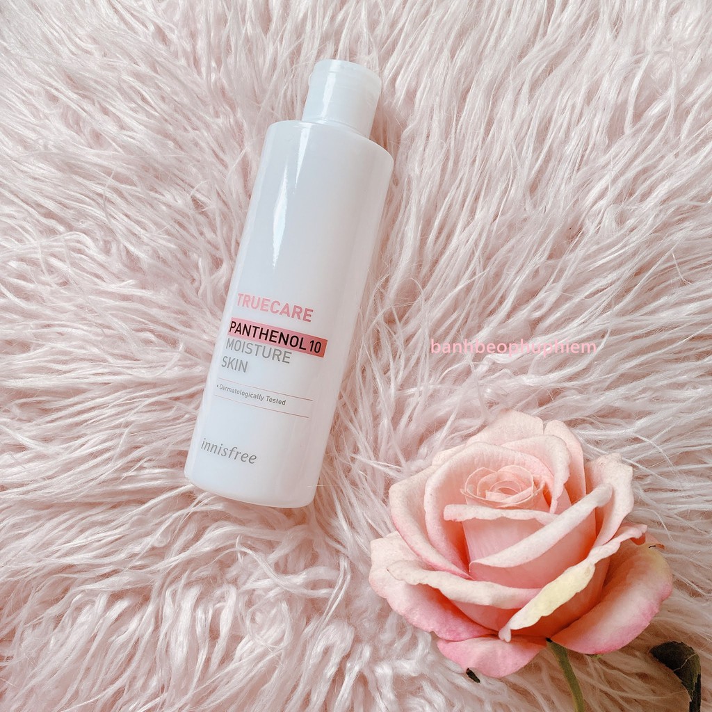Nước hoa hồng phục hồi dưỡng ẩm cho da khô, nhạy cảm Innisfree Truecare Panthenol 10 Moisture Skin 250ml