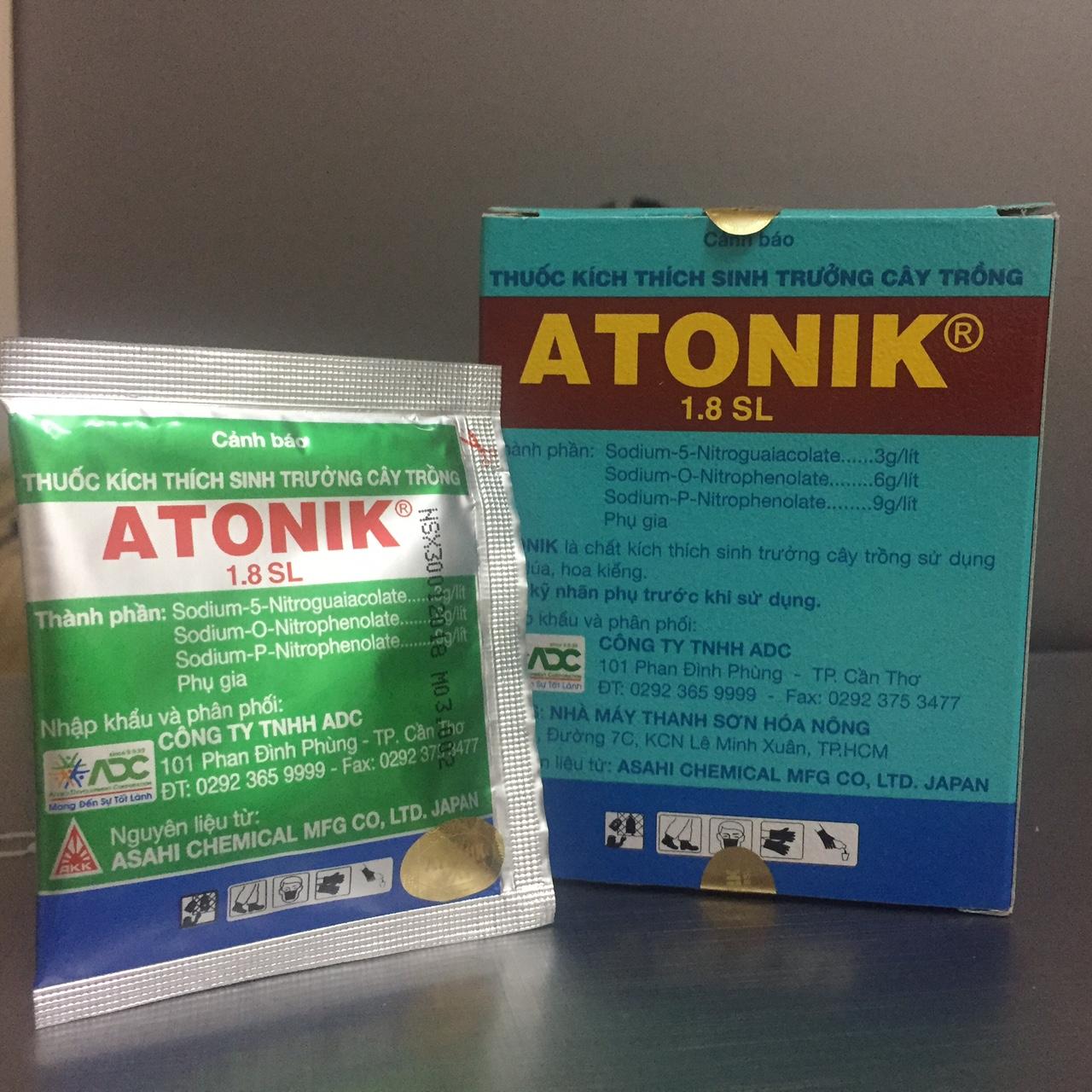 02 gói thuốc kích mầm hạt giống atonik 1.8 sl.