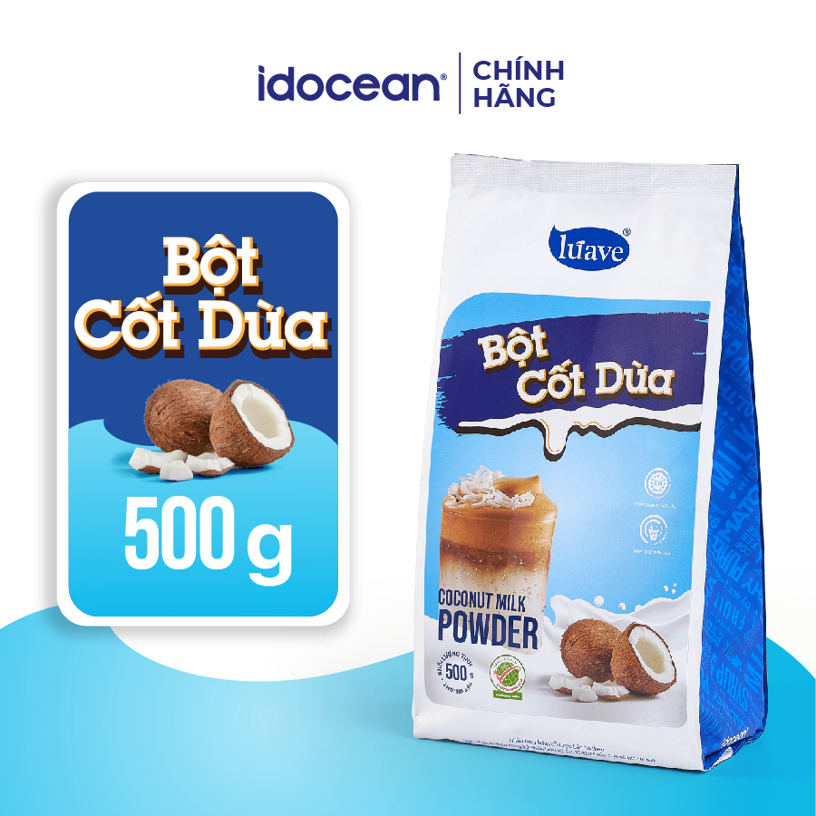 Bột cốt dừa lúave 500g - pha chế, làm bánh, làm kem, làm rau câu,...