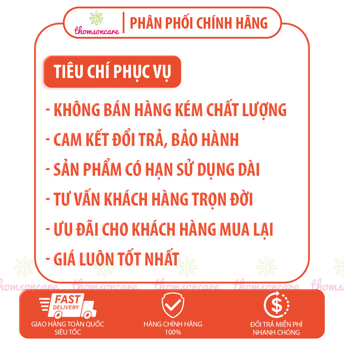 Sản phẩm sức khỏe theo yêu cầu