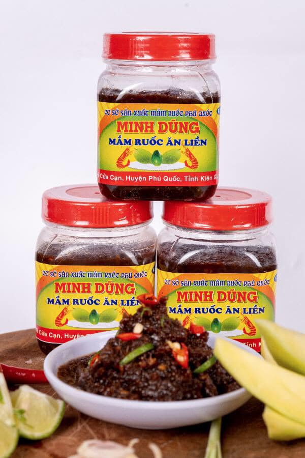 [COMBO MUA 5 TẶNG 1] Mắm Ruốc Minh Dũng Phú Quốc. Mua 5 Hủ Mắm Ruốc Ăn Liền 400Gr Tặng ngay 1 Hủ Tiêu Chín Ngào Đường 200gr. Đặc Sản Siêu Ngon Phú Quốc. Dùng Để Ăn Vặt, Kho Thịt Tuyệt Ngon Vào Những Ngày Mưa Lạnh