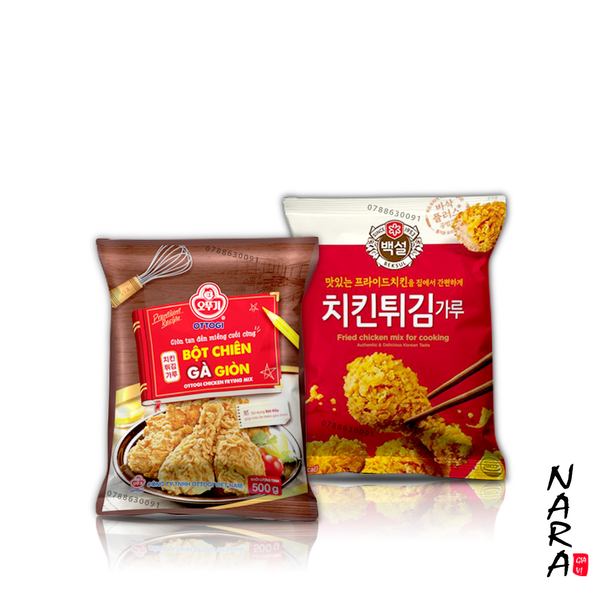 Bột Chiên Gà Rán Hàn Quốc CJ Gói 1kg KFC