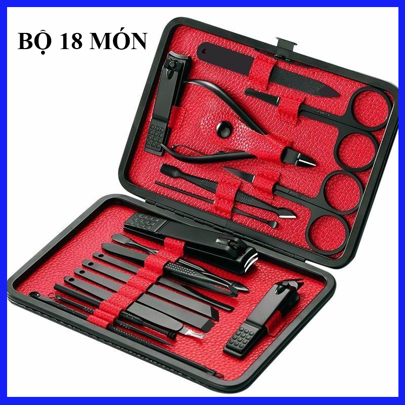 Bộ kềm cắt móng tay tiện dụng - bộ kìm bấm móng tay 18 món
