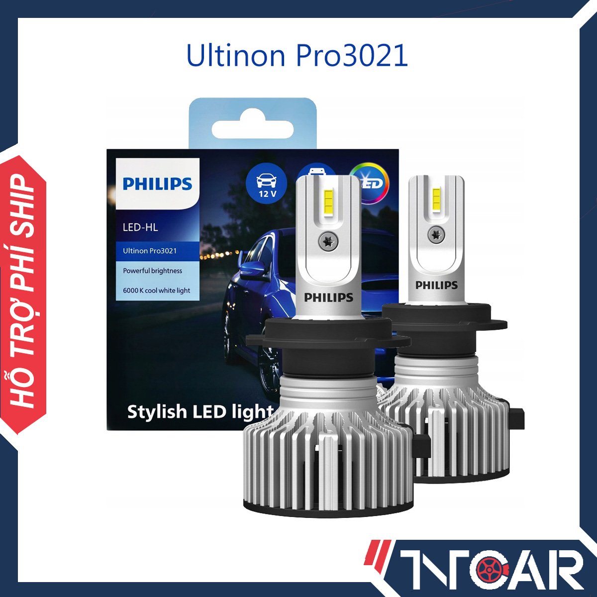 Đèn pha / cos led philips ultinon pro3021