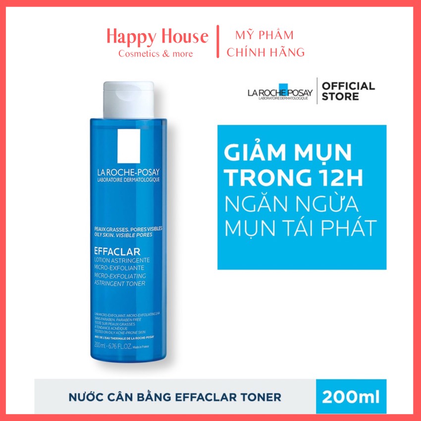 Toner La Roche Posay Effaclar 200ml - Happy House