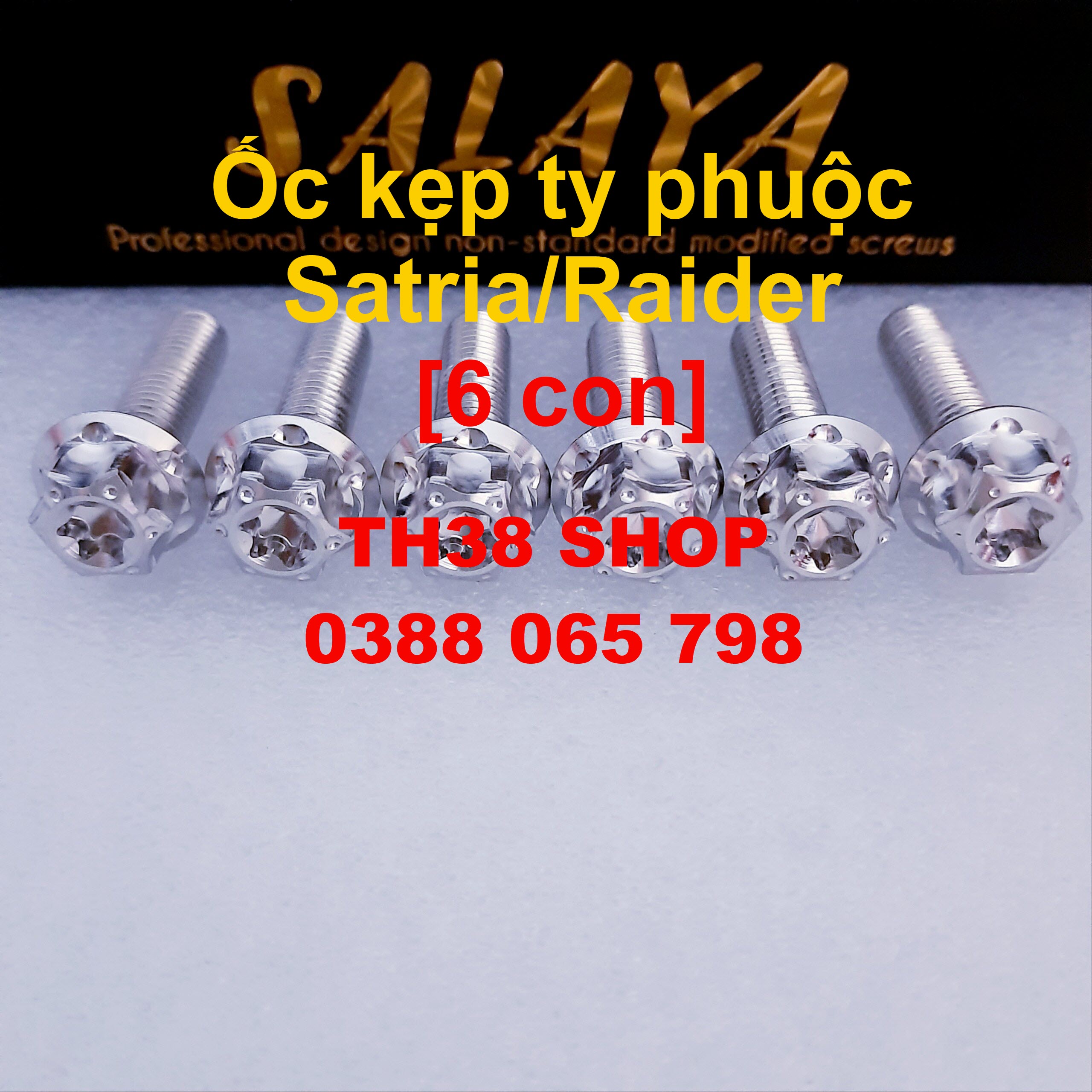 ốc ty phuộc satria, sonic salaya [bộ 6 con phân loại bên dưới]