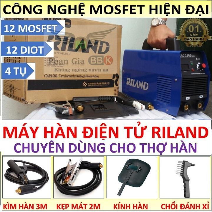 Máy hàn điện tử Riland Máy hàn que Máy hàn mini công nghệ Mosfet - bảo hành 12 tháng