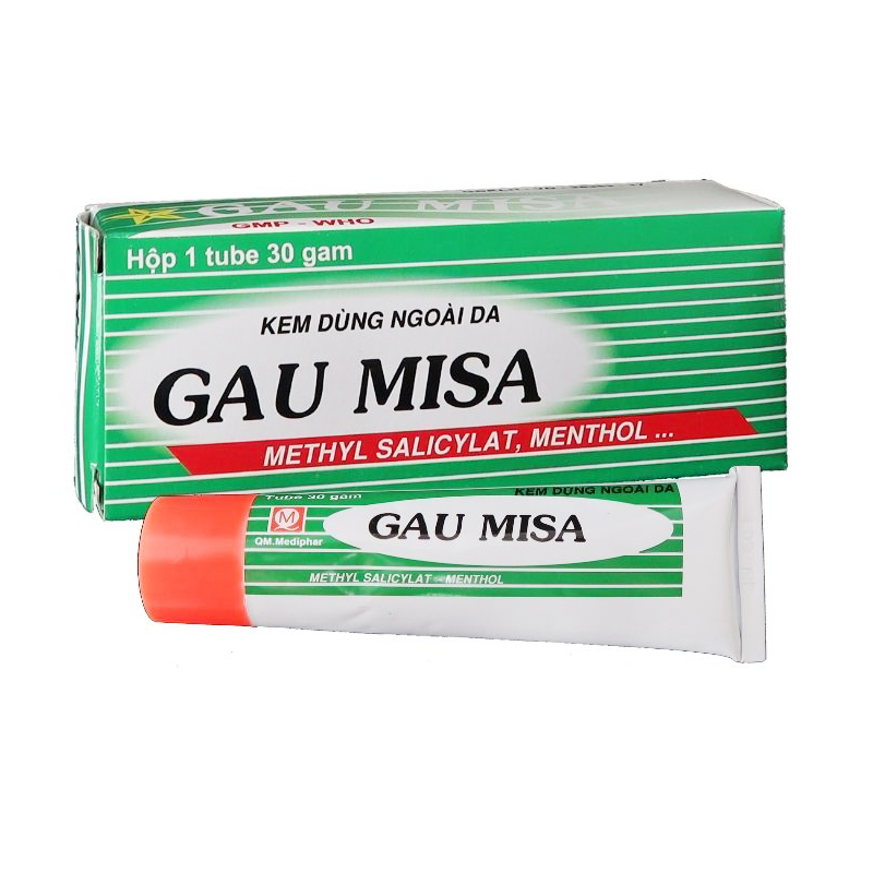 Kem xoa bóp gấu misa 30g giảm đau nhức cơ bắp khớp xương