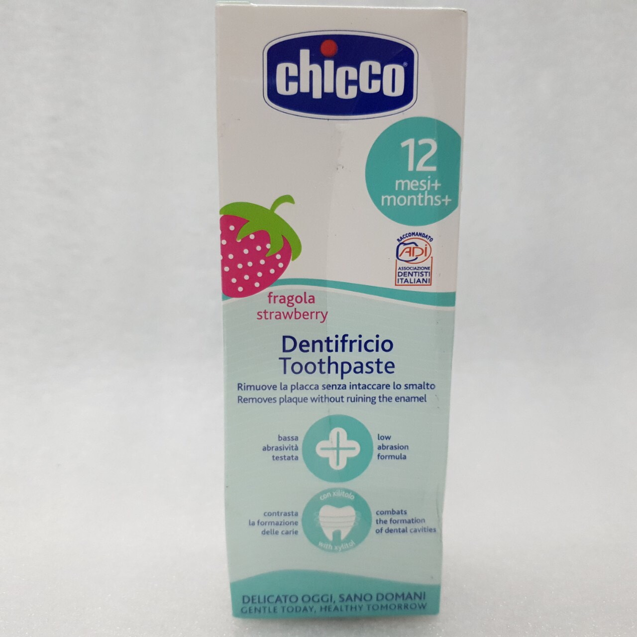 [HCM]Kem đánh răng Chicco hương dâu 12M+