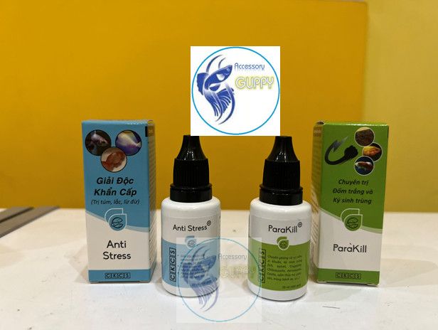 Anti Stress và Parakill - dưỡng cá