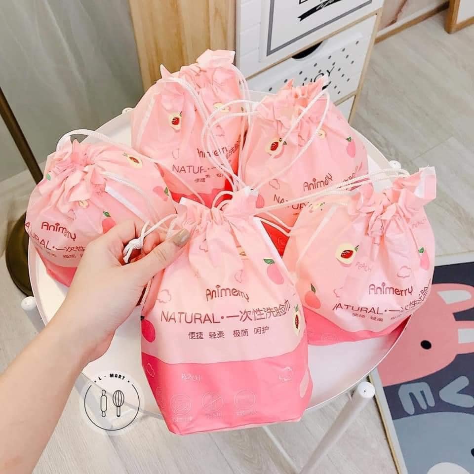 Khăn Lau Mặt Dùng 1 Lần Cotton Cao Cấp ANIMERRY | Khăn tẩy trang Animerry | Khăn Mặt Khô Animerry Nội Địa Trung Dùng 1 Lần Lau Khô Lau Ướt - Giấy Lau Mặt Dùng 1 lần| CUỘN KHĂN GIẤY LAU MẶT ĐA NĂNG KHĂN KHÔ TẨY TRANG Animerry