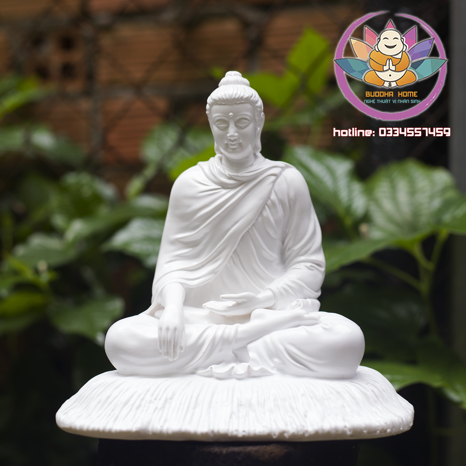 Tôn Tượng Bổn Sư 22 cm phong thủy thờ phụng, trang trí nhà cửa, bàn trà, hồ thủy sinh, tiểu cảnh, bán cạn, terrarium