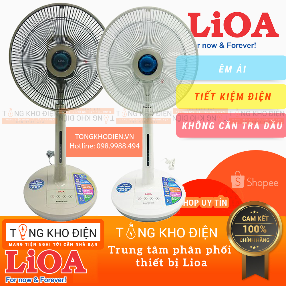 Quạt lửng ql-300e lioa - không cần tra dầu