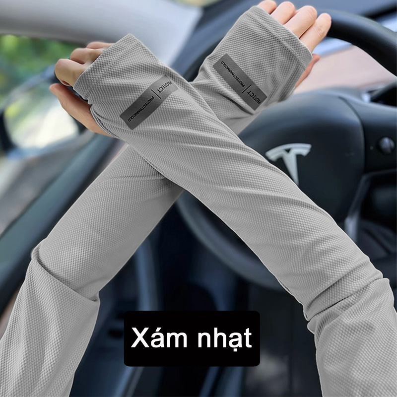 Bao tay chống nắng chống UV mát rượi thoáng khí - 4