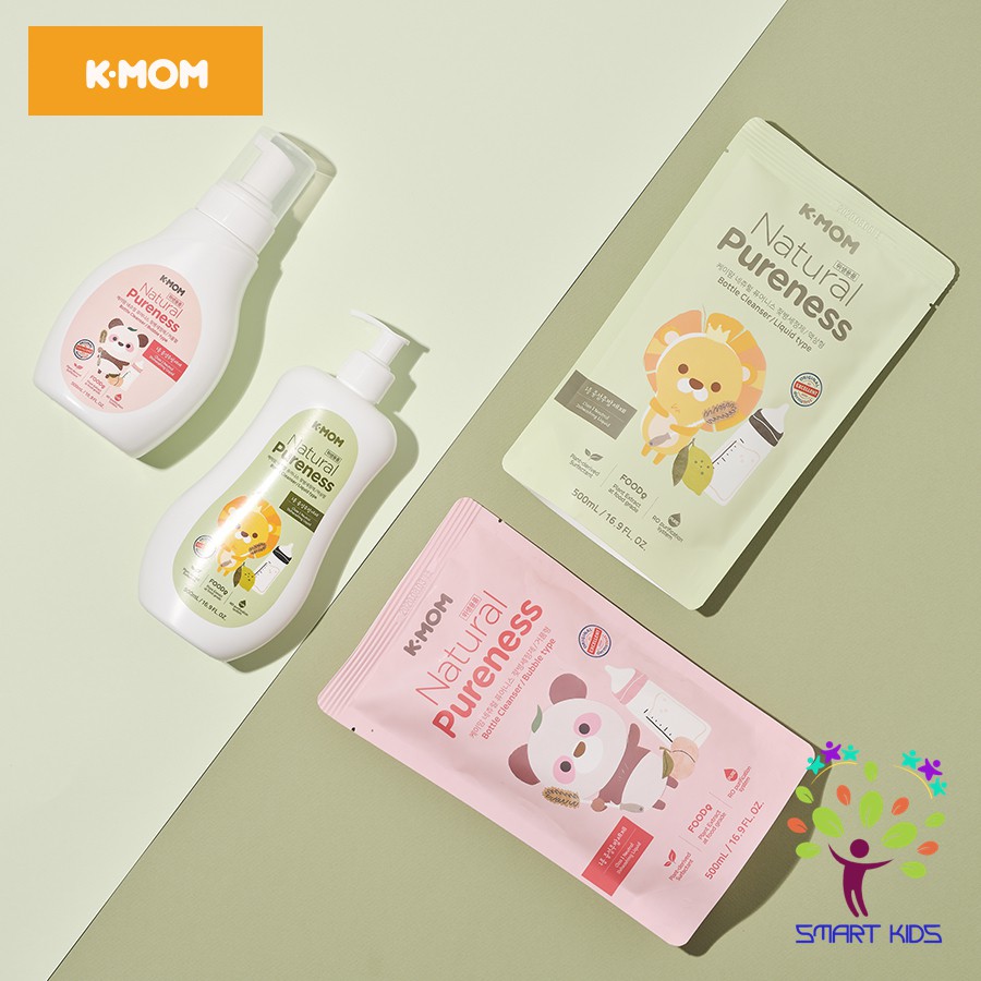 NƯỚC RỬA BÌNH & RAU QUẢ HỮU CƠ K-MOM HÀN QUỐC