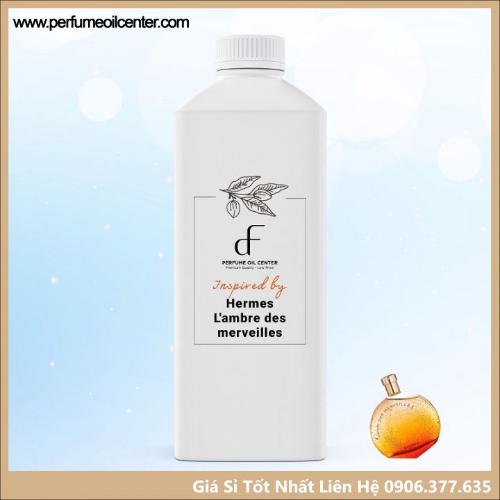 Tinh dầu nước hoa hermes 🛒 500ml 🛒 hương nước hoa hermes - l'ambre des merveilles hương thơm cho nam, nữ