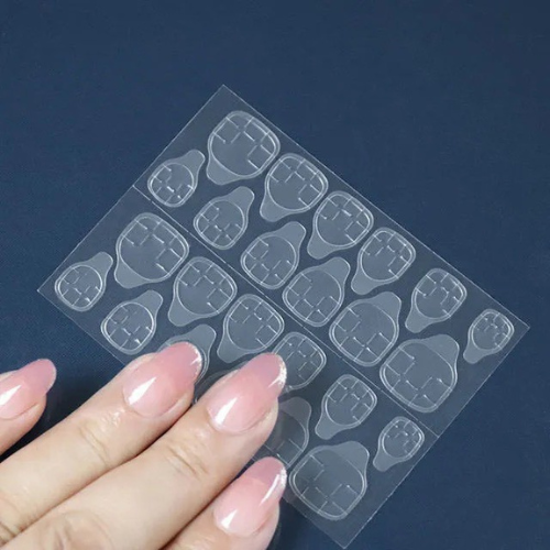 Miếng keo 2 mặt dán móng , keo silicon, miếng dán nailbox