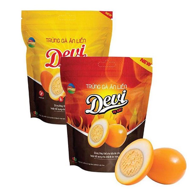 [HCM]Trứng Gà Ăn Liền Devi Dabaco vị cay (10 quả)