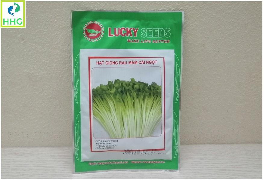Hạt giống rau mầm cải ngọt gói 50g