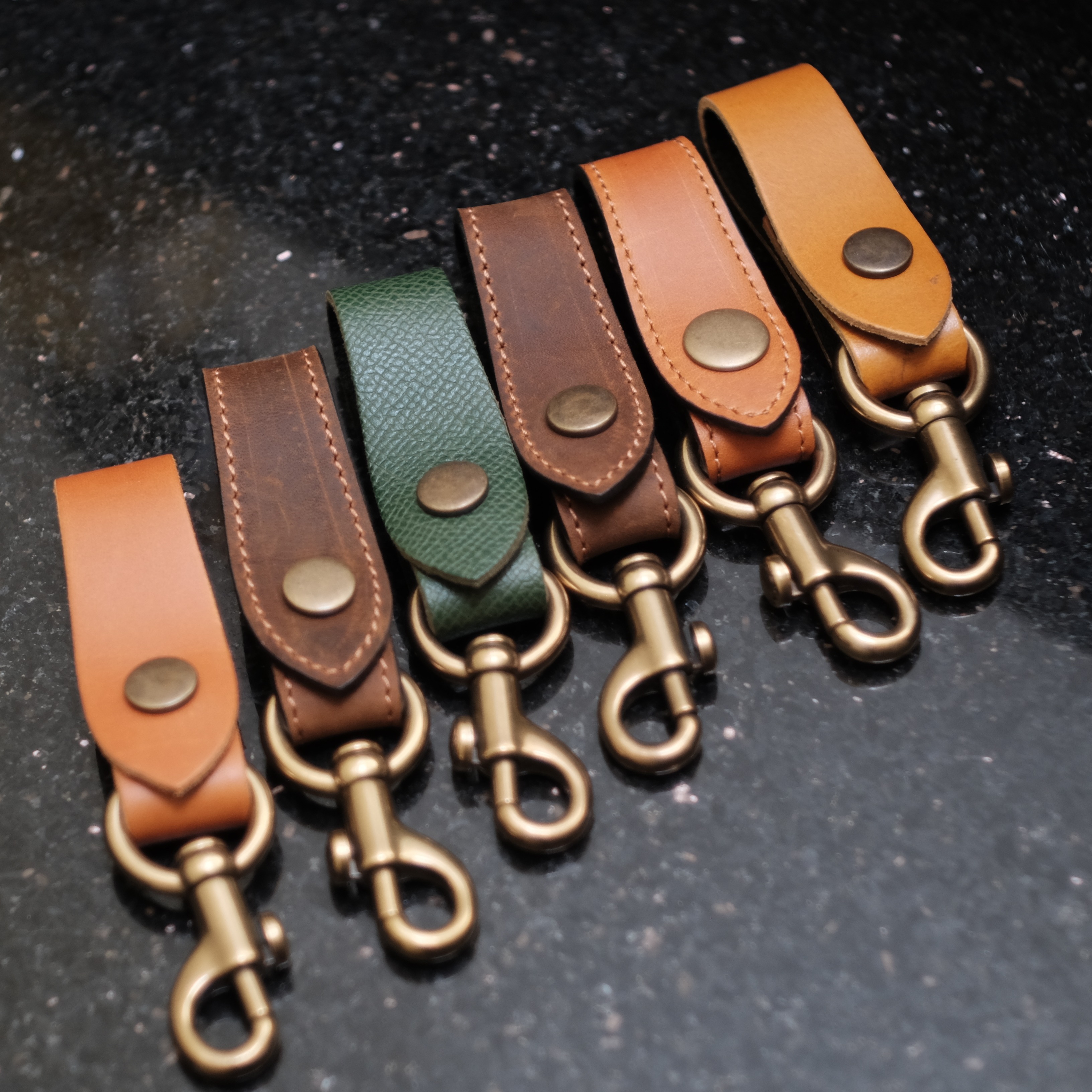 Móc khóa da bò Phụ kiện đồng HIghway23