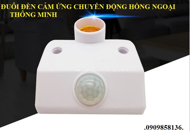 [HCM]ĐUÔI ĐÈN CẢM ỨNG CHUYỂN ĐỘNG HỒNG NGOẠI THÔNG MINH