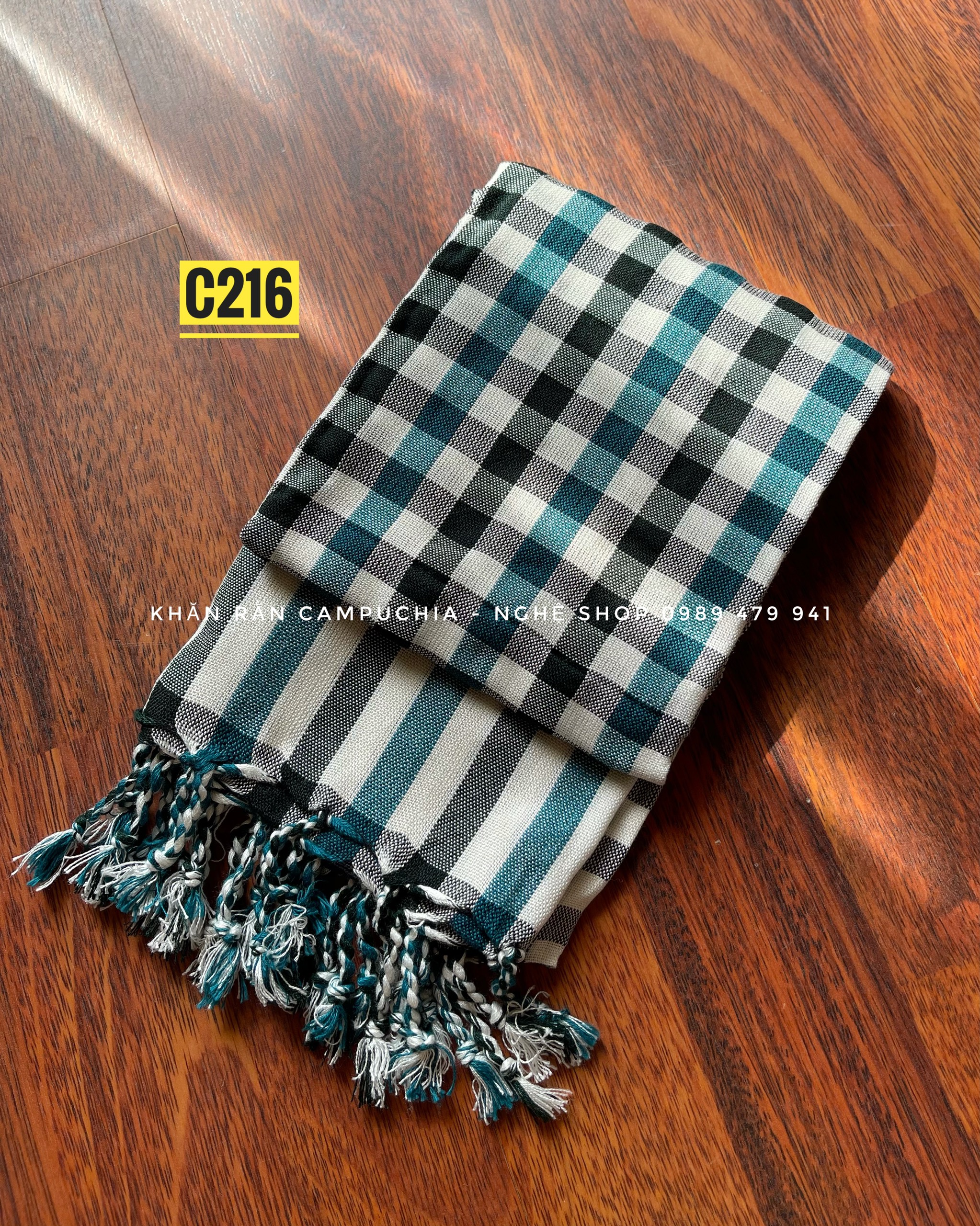 Khăn Rằn Campuchia/ Khăn Rằn Krama/ Khăn Rằn Cambodia chất cotton mềm mịn
