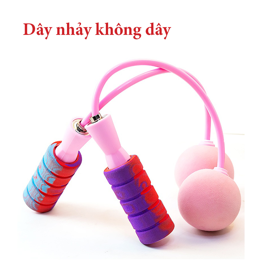 Dây nhảy không dây điều chỉnh, dây nhảy bóng tập thể lực tiện lợi