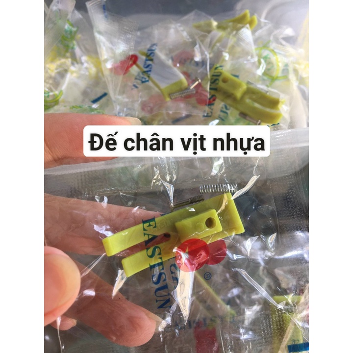 Đế chân vịt nhựa 2 da máy may công nghiệp