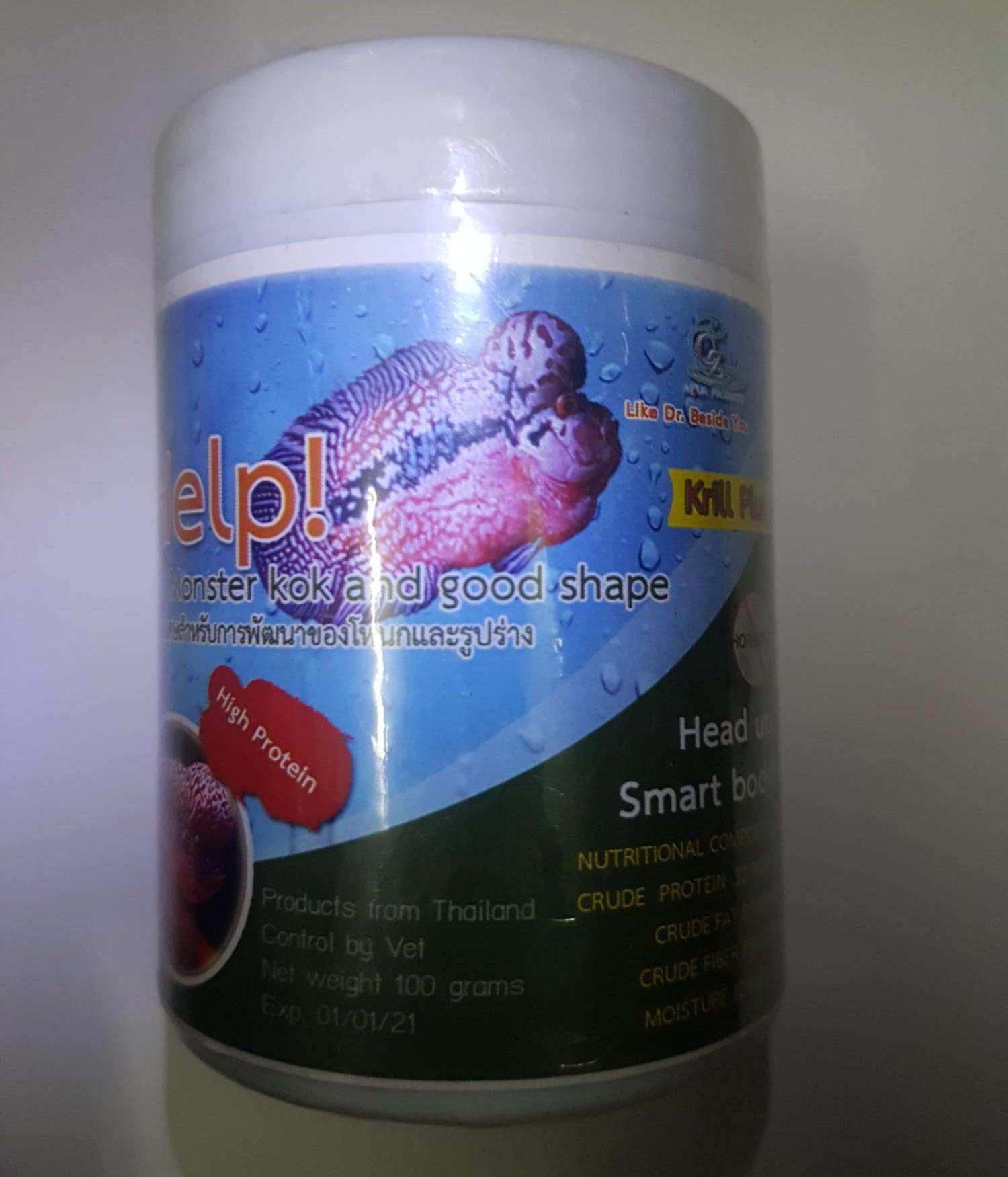 [HCM]Thức ăn cho cá la hán tăng đầu đẹp dáng CZ1