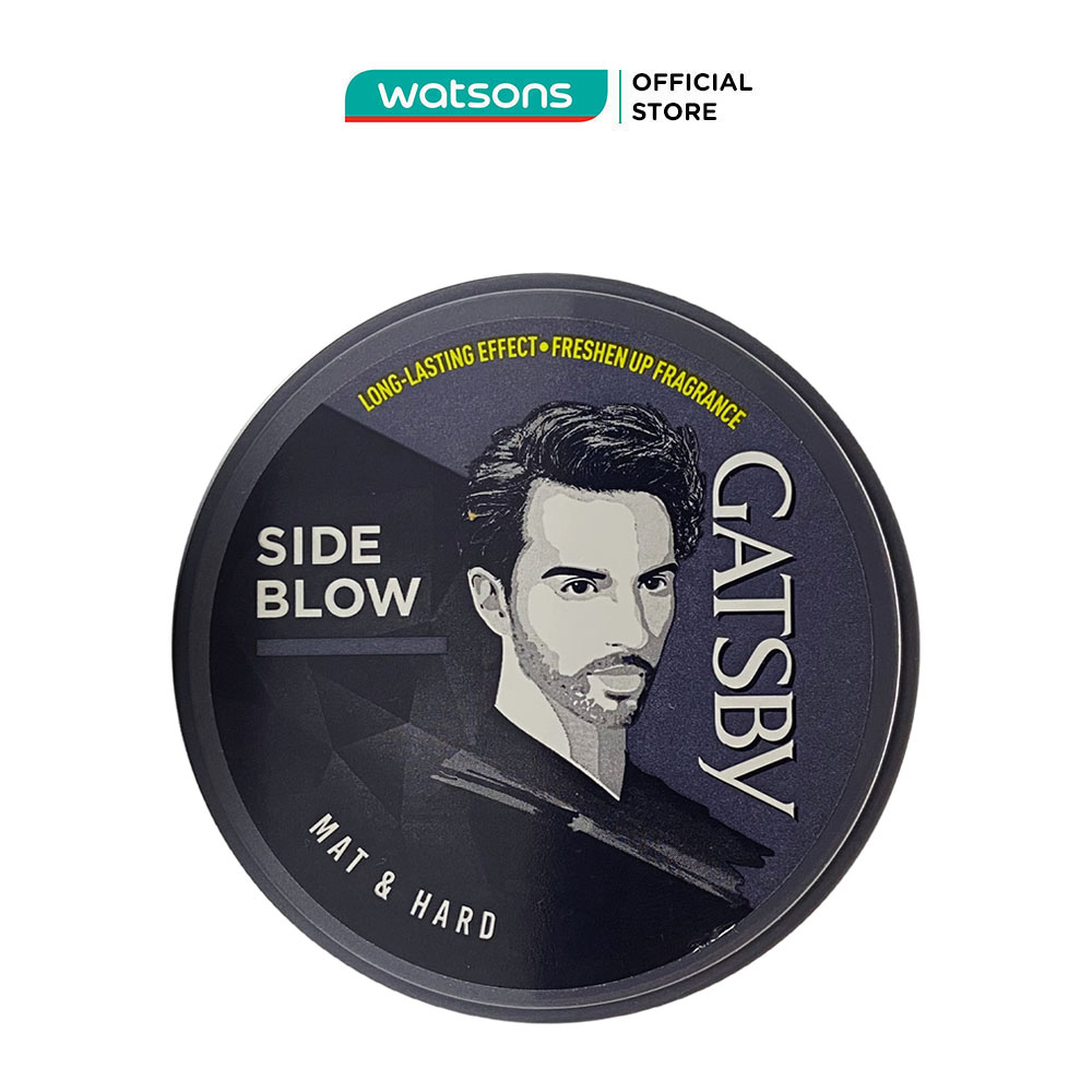 Wax tóc gatsby mat & hard_đen 75g