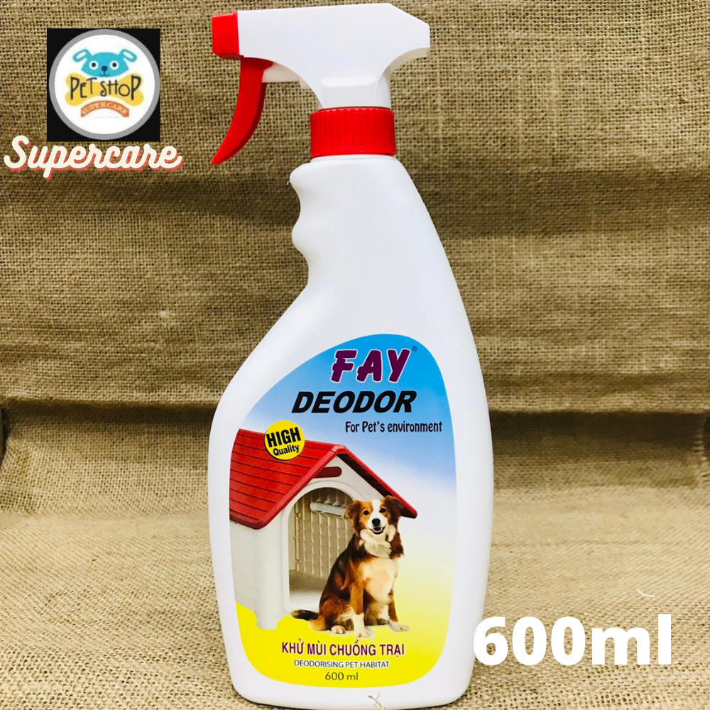 [Hoàn tiền 10%] [CÓ HỎA TỐC] Fay DEODOR Khử Mùi Chuồng Trại 600ml