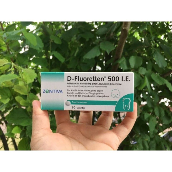Vitamin d fluoretten chống còi xương cho trẻ sơ sinh - hn002