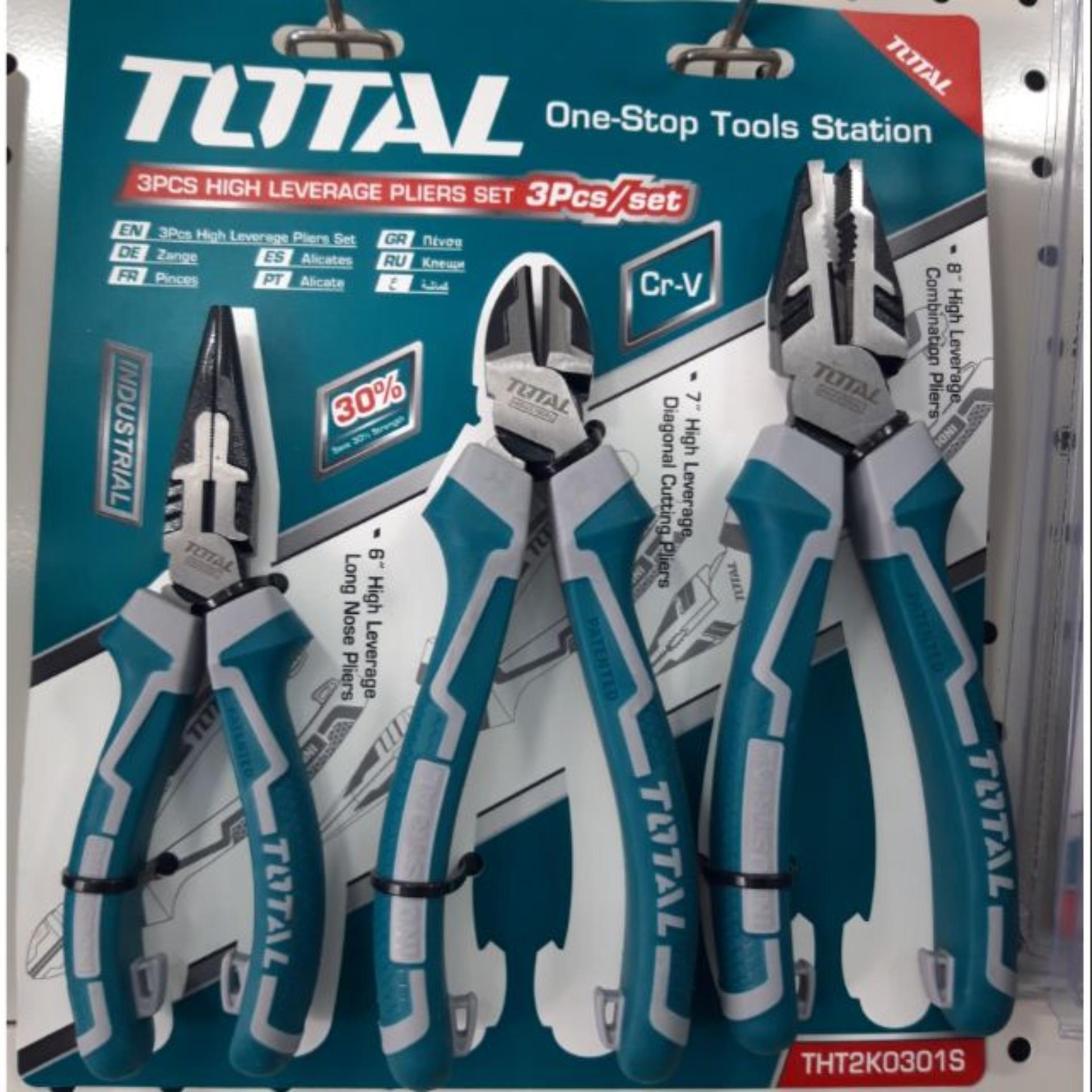 BỘ 3 KỀM RĂNG KỀM CẮT VÀ NHỌN CAO CẤP TOTAL - THT2K0301S