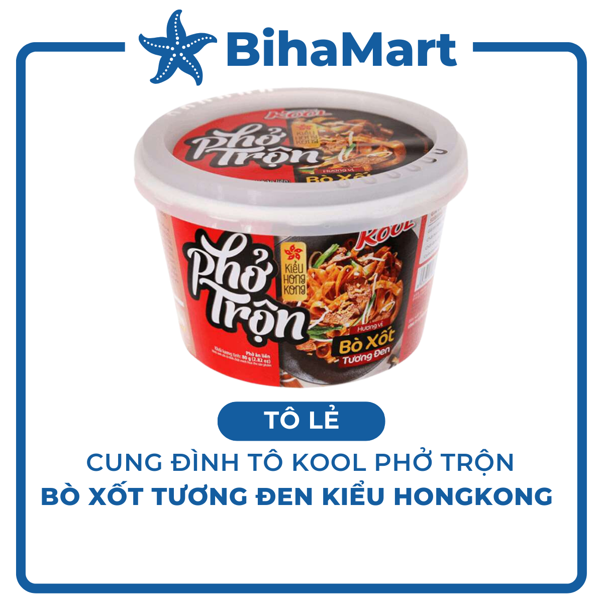 Cung Dinh Kool Bowl instant mixed pho noodles with Hong Kong