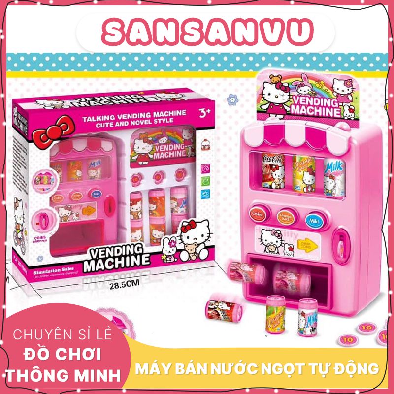 Đồ chơi máy bán nước ngọt tự động trẻ em, máy bán hàng thông minh cho bé trai bé gái