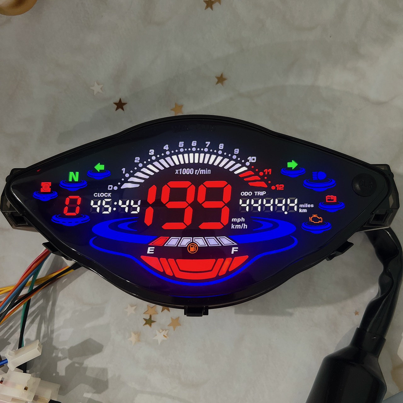 Đồng hồ điện tử wave rs - wave alpha -new, chuyên linh kiện xe máy giá rẻ