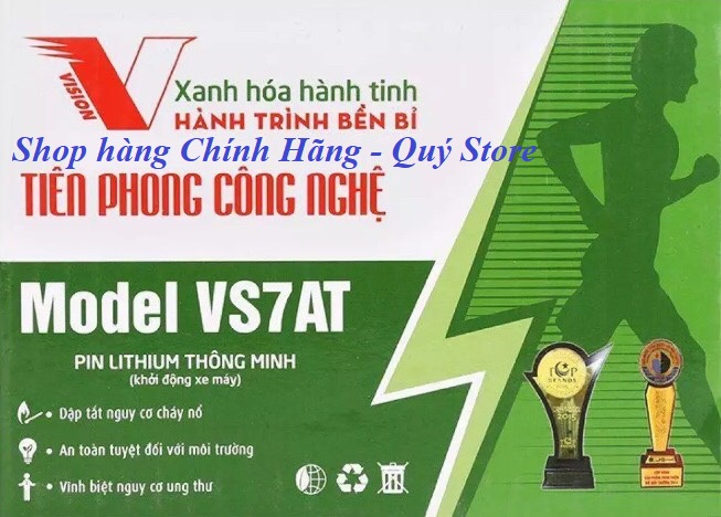 [HCM]ẮC QUY - PIN LITHIUM VISION VS7AT